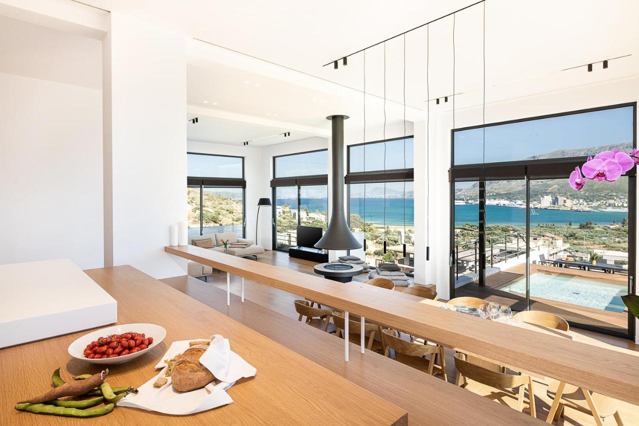 Seametry Luxury Living Penthouse Villa Soúda Buitenkant foto