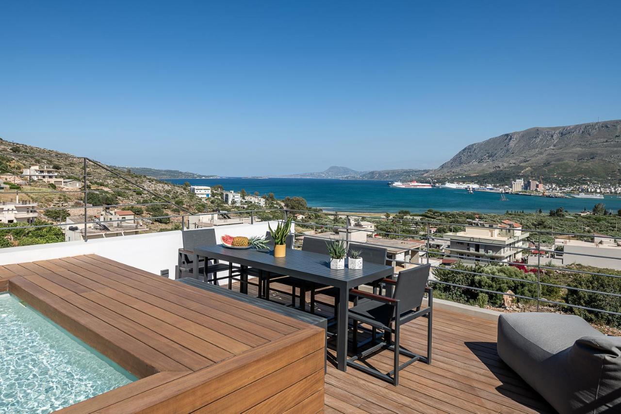 Seametry Luxury Living Penthouse Villa Soúda Buitenkant foto