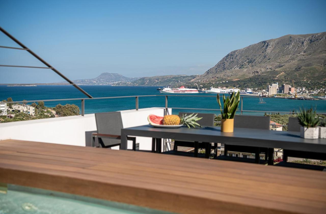 Seametry Luxury Living Penthouse Villa Soúda Buitenkant foto