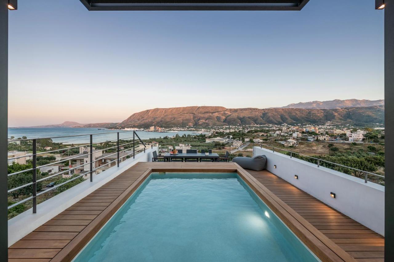 Seametry Luxury Living Penthouse Villa Soúda Buitenkant foto