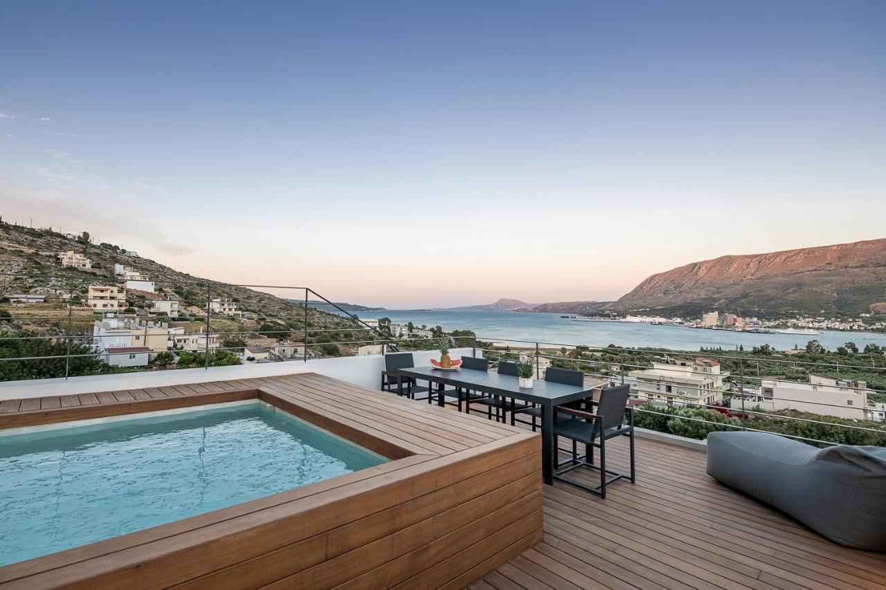 Seametry Luxury Living Penthouse Villa Soúda Buitenkant foto
