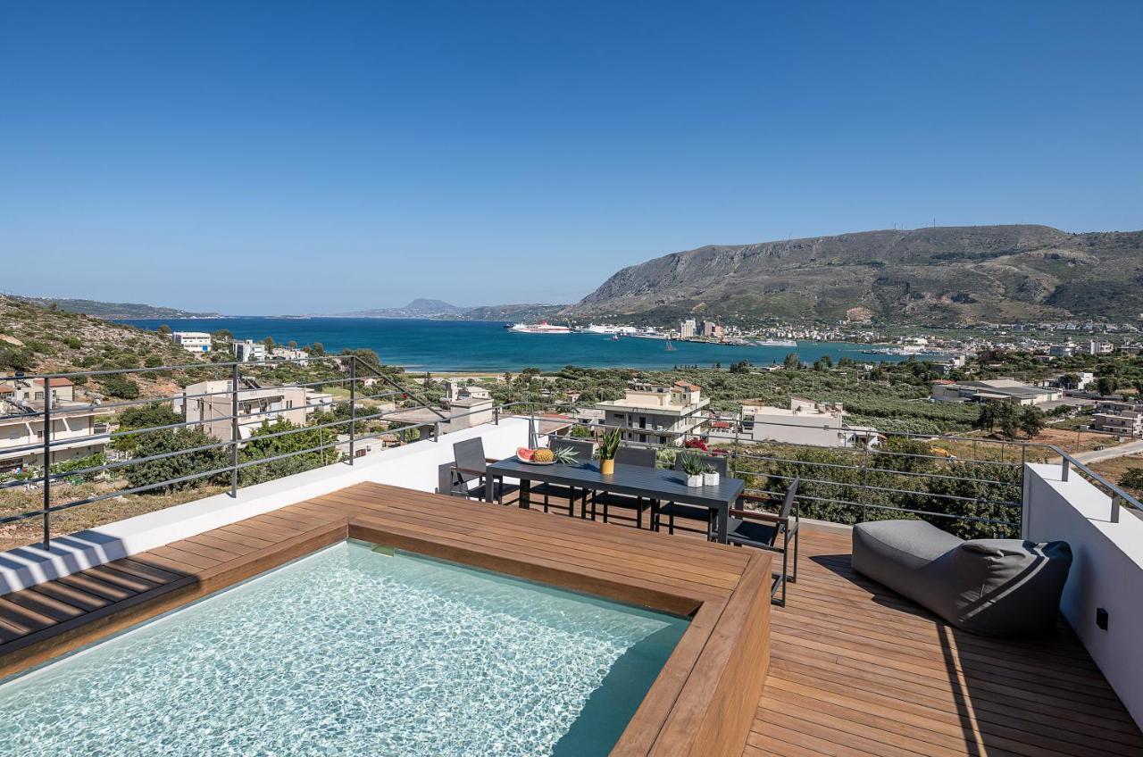 Seametry Luxury Living Penthouse Villa Soúda Buitenkant foto