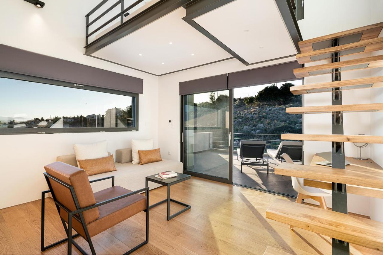 Seametry Luxury Living Penthouse Villa Soúda Buitenkant foto